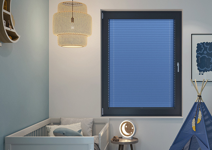 Solaris, Aegean - Clip Fit Pleated Blind - Image 6